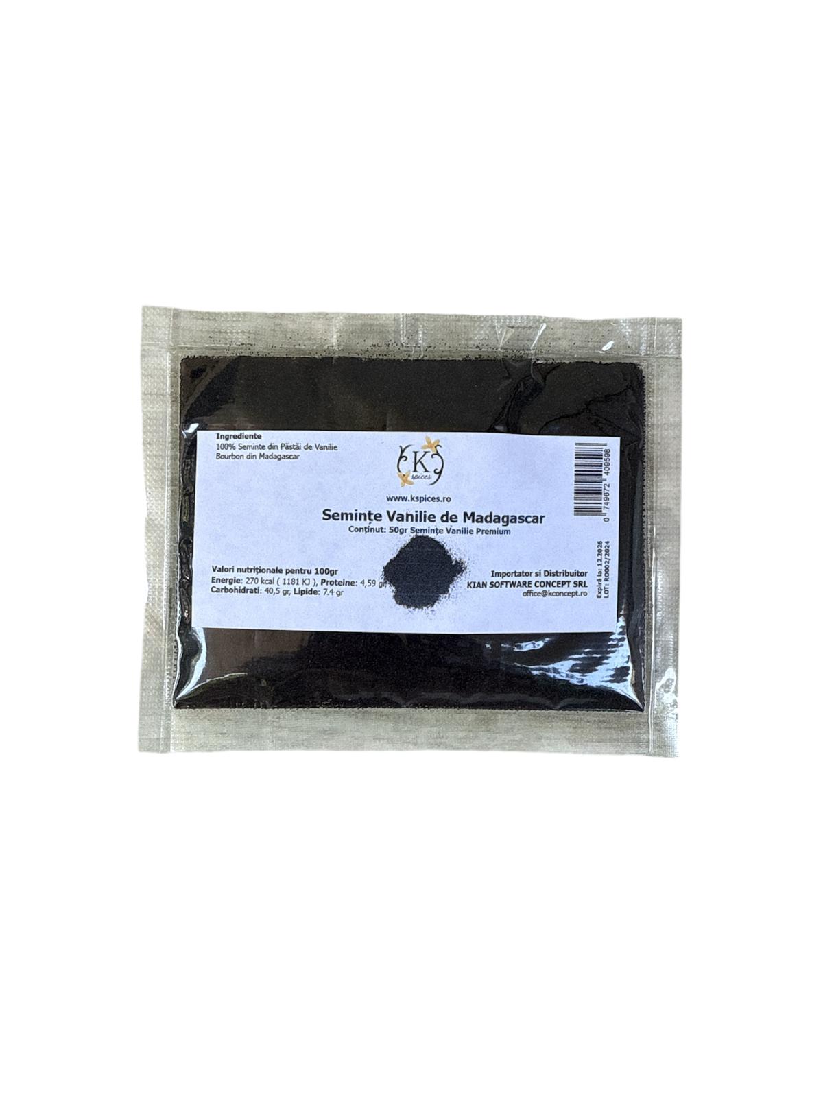 50gr Seminte din Vanilie Bourbon de Madagascar