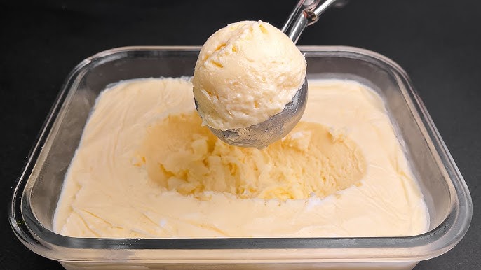 Reteta simpla de inghetata cu vanilie