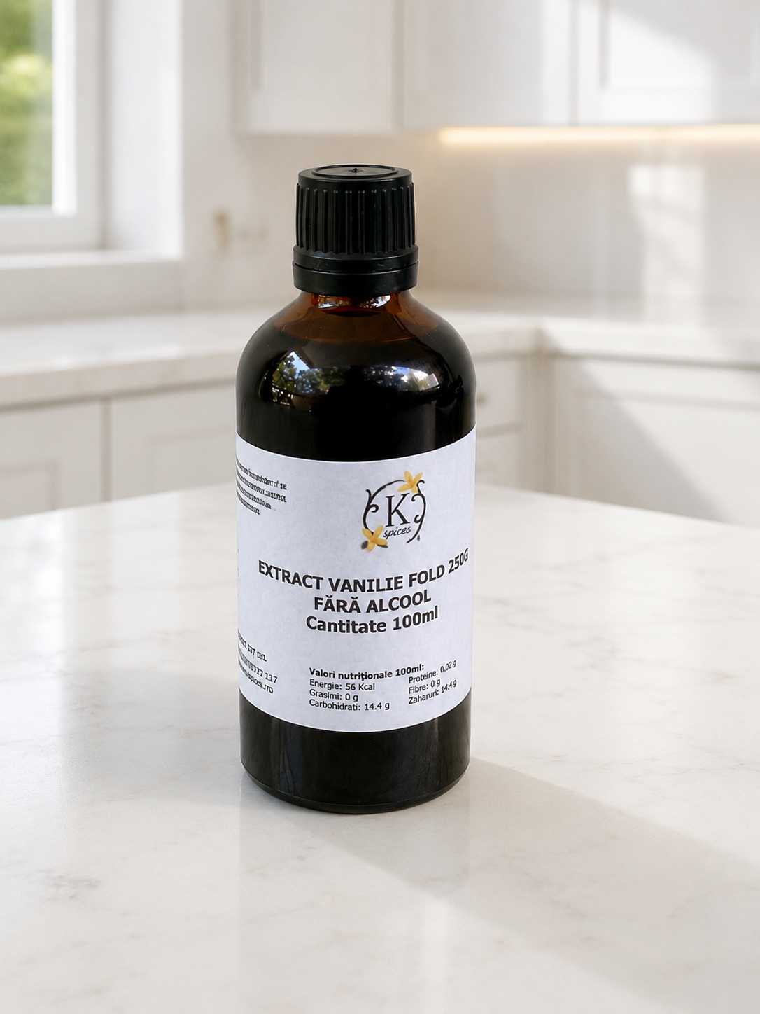 Extract de Vanilie Bourbon din Madagascar FOLD 250 g/L – 100 ml | Aromă Naturală Concentrată